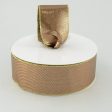 2.5  Bronze Gold Metallic Ribbon (50 Yards) Online