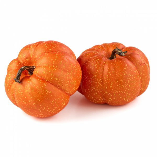 6  Artificial Pumpkins: Orange (Set of 2) For Cheap