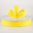 1.5  Embossed Flower Breeze Ribbon: Daffodil Yelow (50 Yards) on Sale