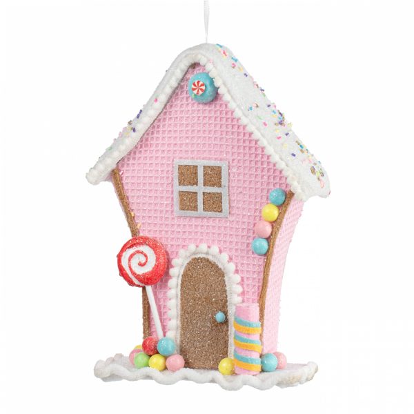 10  Gingerbread Candy House Ornament Sale