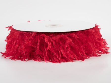 1.5  Furry Ribbon: Red (10 Yards) Supply