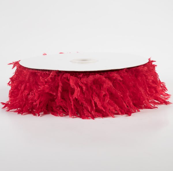 1.5  Furry Ribbon: Red (10 Yards) Supply