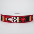 1.5  Faux Canvas Nutcracker Ribbon (50 Yards) Online