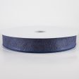 1.5  Embossed Flower Breeze Ribbon: Navy Blue (50 Yards) Online Sale