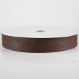 1.5  Embossed Flower Breeze Ribbon: Brown (50 Yards) Online Hot Sale