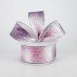 1.5  Glitter Mist Ribbon: Pink & Purple (10 Yards) Online Hot Sale