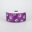 1.5  Eyeballs Ribbon: Metallic Purple (10 Yards) Sale