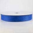 1.5  Embossed Flower Breeze Ribbon: Royal Blue (50 Yards) on Sale