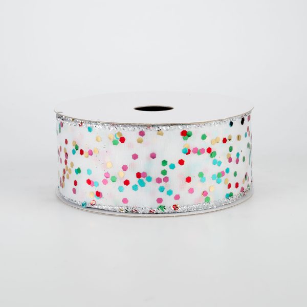 1.5  Confetti Dots Ribbon (10 Yards) Sale