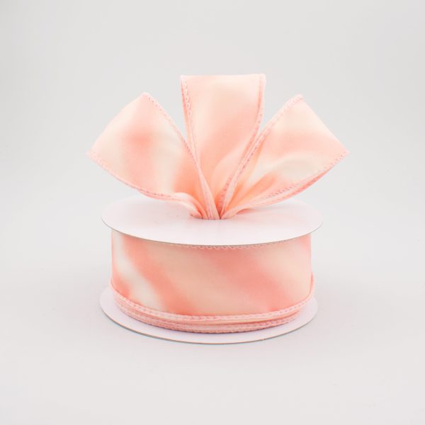 1.5  Diagonal Ombre Satin Ribbon: Blush Pink (10 Yards) For Discount