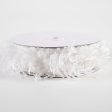 1.5  Furry Fabric Ribbon: White (10 Yards) Online now