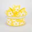 1.5  Daisy Print Ribbon: Yellow (10 Yards) Online