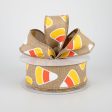 1.5  Candy Corn Ribbon: Beige (10 Yards) For Cheap