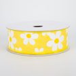 1.5  Daisy Print Ribbon: Yellow (10 Yards) Online