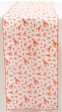 72  Crawfish Print Table Runner: Red on White Online Hot Sale