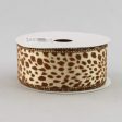 1.5  Cheetah Spots Ribbon (10 Yards) For Cheap