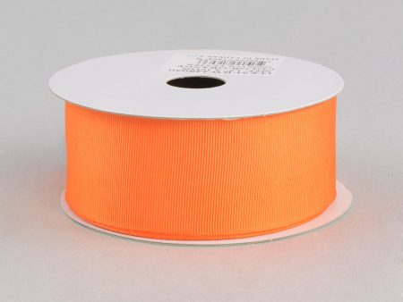 1.5  Grosgrain Ribbon Wired: Orange (10 Yards) For Discount