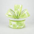 1.5  Color Bursts Ribbon: Spring Green (10 Yards) For Cheap