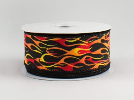 1.5  Exhaust Flames Ribbon (10 Yards) on Sale