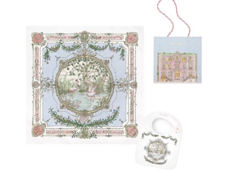 Carré & Satin Bib Set, Tapestry – The Original with Gift Box Set Supply