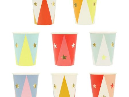 Circus Cups (x 8) Cheap