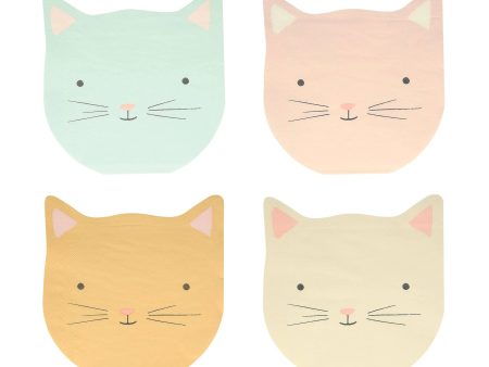 Cute Kitten Napkins (x 16) Cheap