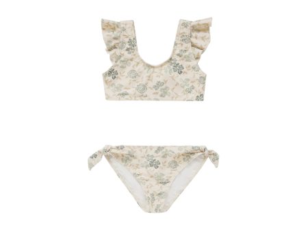 ojai bikini || blue floral Online now