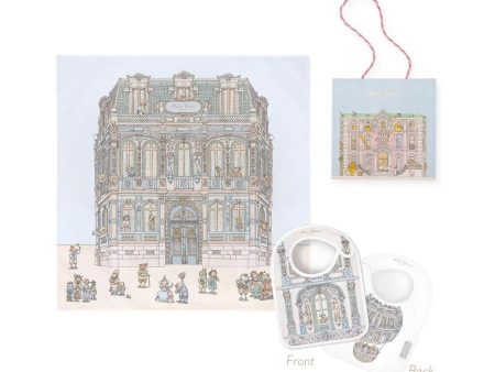 Carré & Satin Bib Set – Château Choux with Gift Box Set Hot on Sale