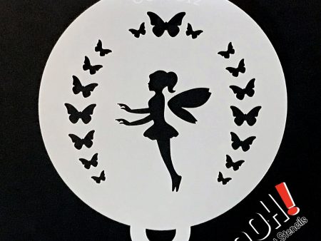 Flying Fairy Flips Face Paint Stencil by Ooh! Body Art (C12) For Cheap