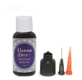 Black Henna Lace- .5oz bottle with tip For Cheap