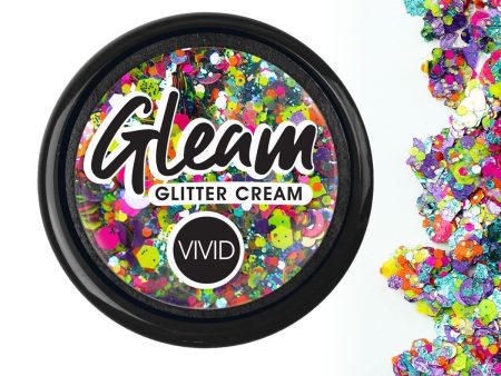 Aloha Gleam Chunky Glitter Cream 10g Jar by Vivid Glitter For Discount