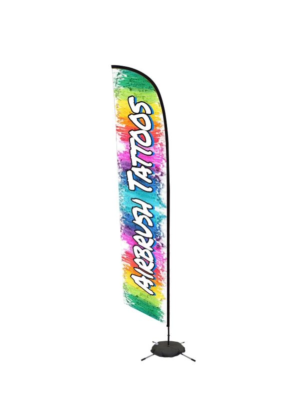 Airbrush Tattoos Flag Banner- Words Only Online