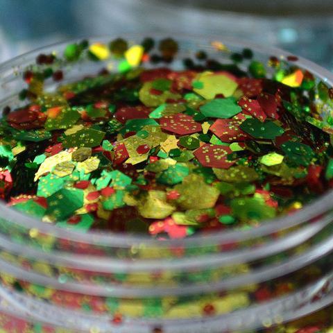 Christmas Miracle Loose Glitter Jar 7.5g by Vivid Glitter Fashion