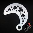 Shamrock Wrap Face Paint Stencil by Ooh! Body Art (W10) Online Sale