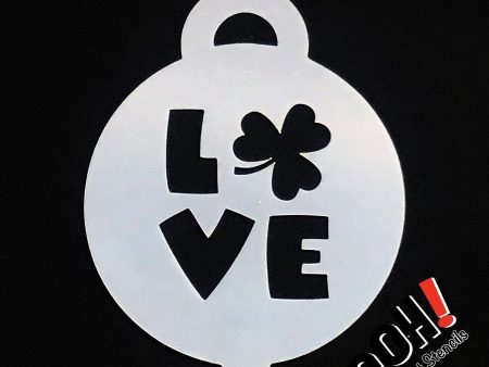 Irish Love Petite Face Paint Stencil by Ooh! Body Art (P06) Online Hot Sale