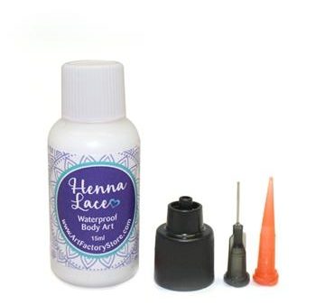 White Henna Lace- .5oz bottle with tip Online Hot Sale