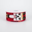 1.5  Faux Canvas Nutcracker Ribbon (10 Yards) Discount