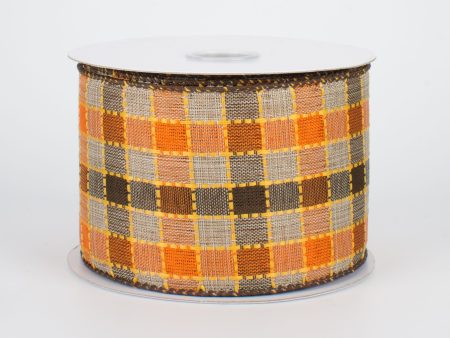 2.5  Stitched Squares Plaid: Fall (10 Yards) on Sale